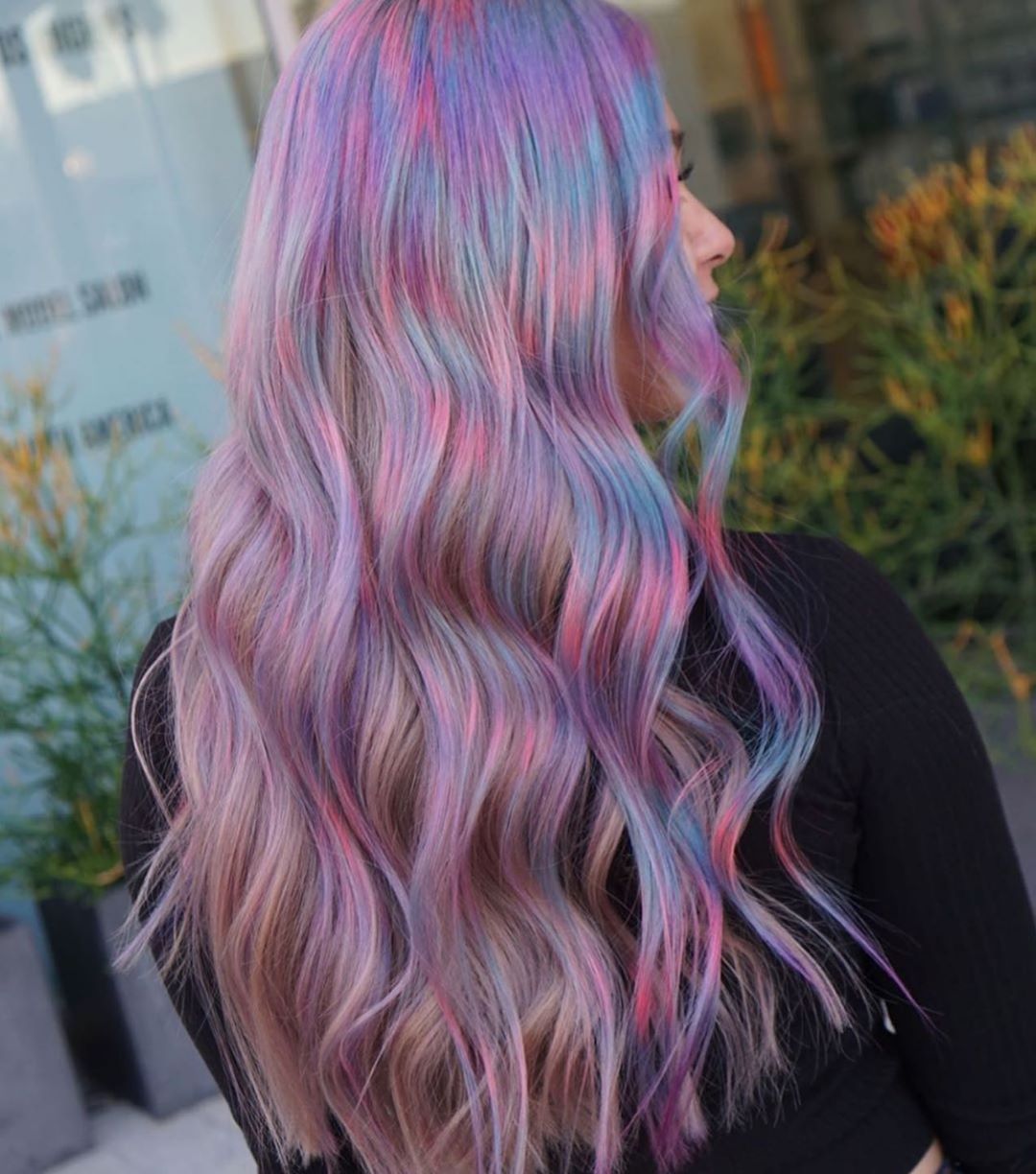 Taglio color unicorno